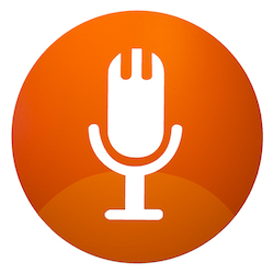 Textmaker competenties icoon van microfoon
